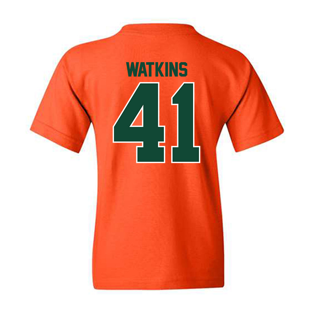 Miami - NCAA Baseball : Jailen Watkins - Classic Shersey Youth T-Shirt-1