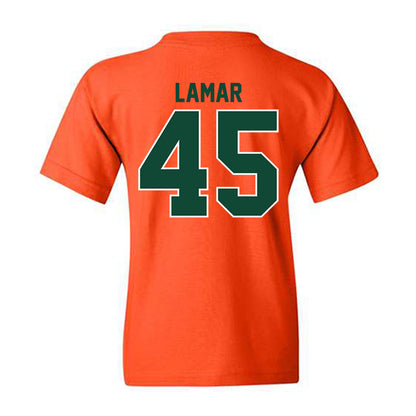 Miami - NCAA Football : Braylon Lamar - Classic Shersey Youth T-Shirt-1