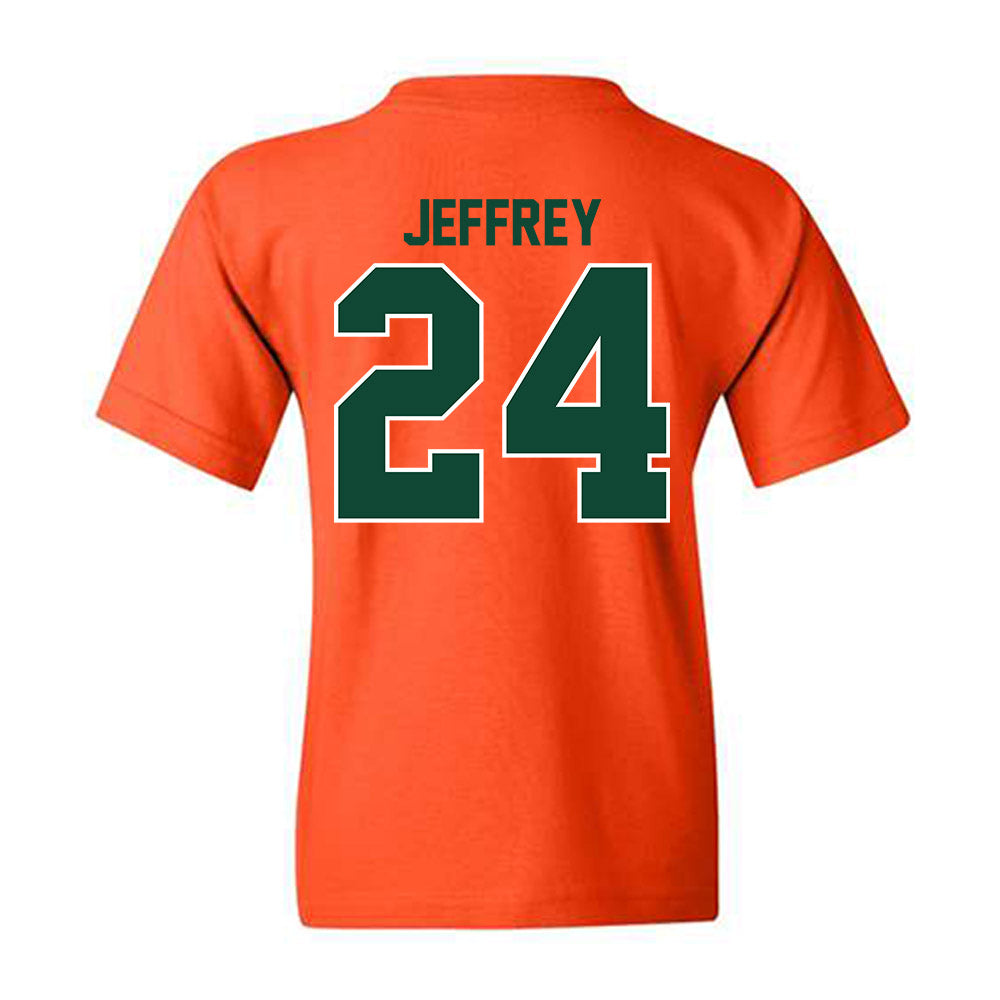 Miami - NCAA Baseball : Donavan Jeffrey - Classic Shersey Youth T-Shirt-1