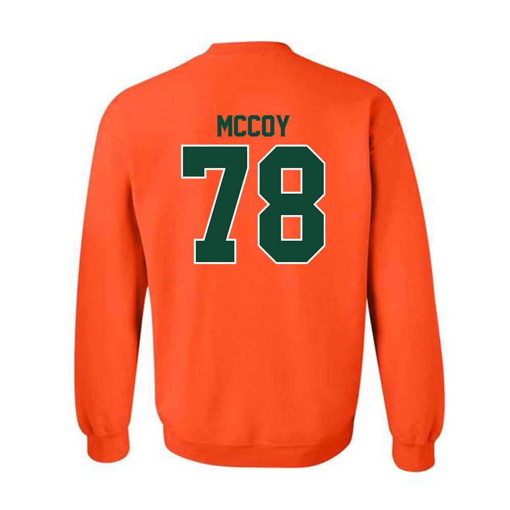 Miami - NCAA Football : Matthew McCoy - Classic Shersey Crewneck Sweatshirt-1