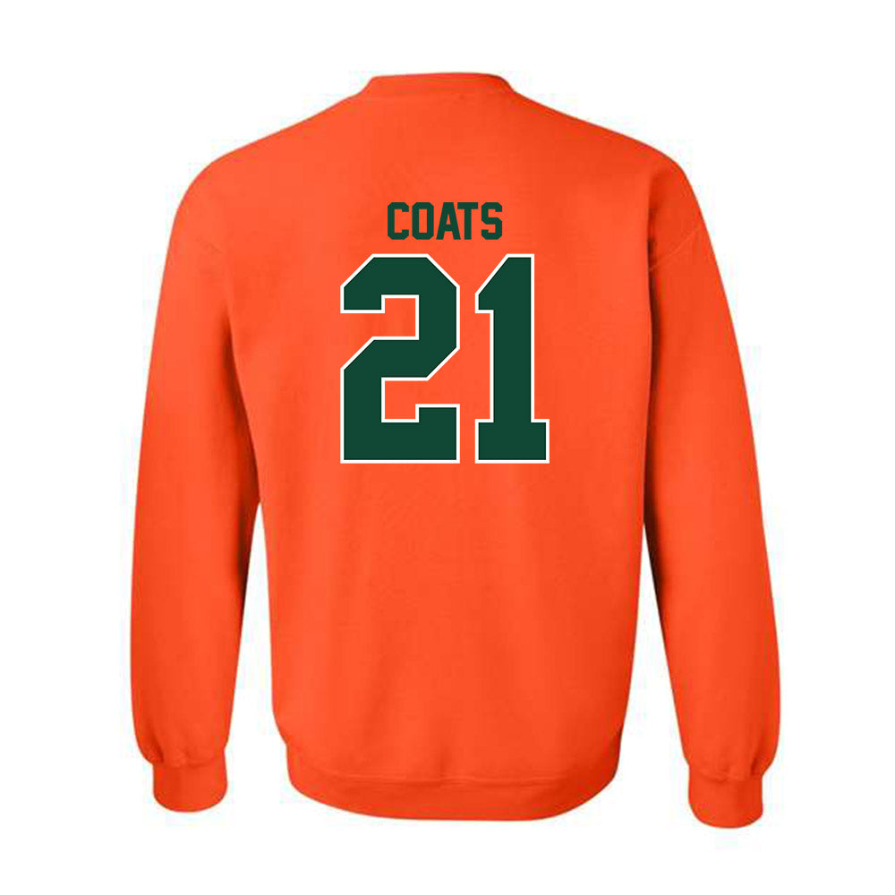 Miami - NCAA Baseball : TJ Coats - Classic Shersey Crewneck Sweatshirt-1