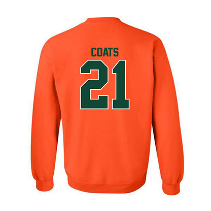 Miami - NCAA Baseball : TJ Coats - Classic Shersey Crewneck Sweatshirt-1
