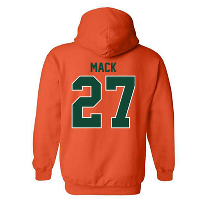 Miami - NCAA Football : Ryan Mack - Classic Shersey Hooded Sweatshirt-1