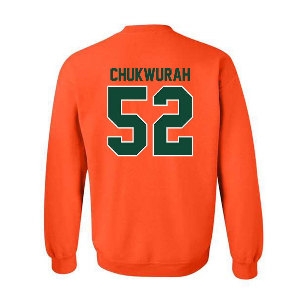 Miami - NCAA Football : Isaac Chukwurah - Classic Shersey Crewneck Sweatshirt-1