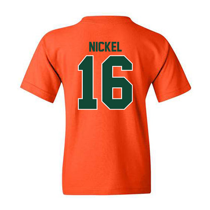 Miami - NCAA Football : Luke Nickel - Classic Shersey Youth T-Shirt-1