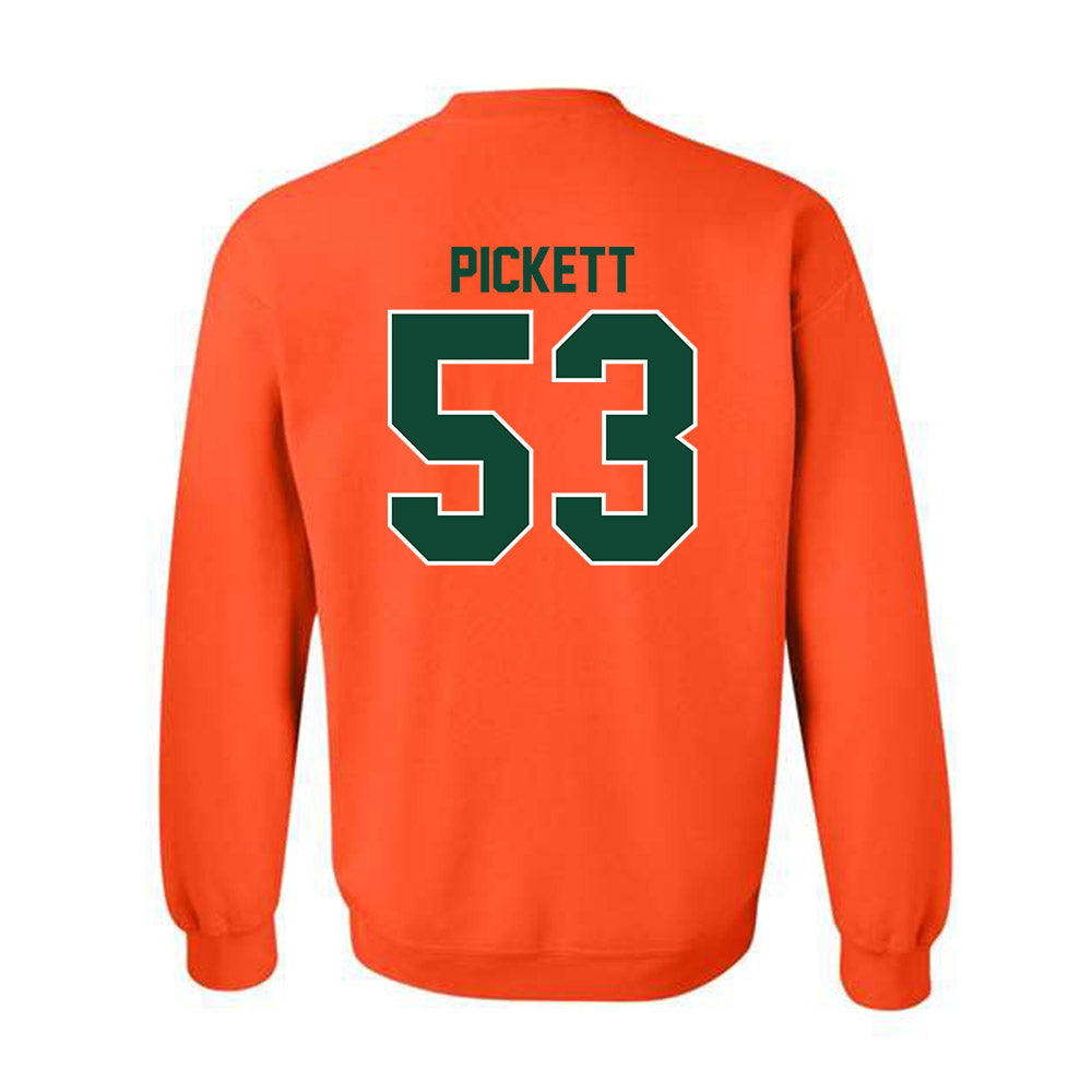 Miami - NCAA Football : Canon Pickett - Classic Shersey Crewneck Sweatshirt-1
