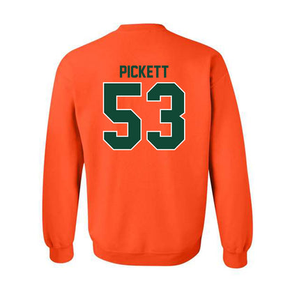 Miami - NCAA Football : Canon Pickett - Classic Shersey Crewneck Sweatshirt-1