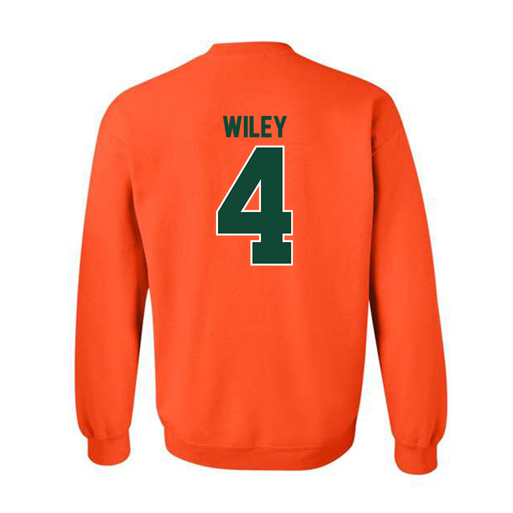 Miami - NCAA Women's Volleyball : Logan Wiley - Classic Shersey Crewneck Sweatshirt-1