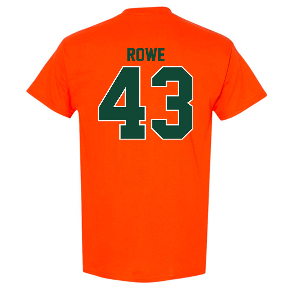 Miami - NCAA Football : Tyler Rowe - Classic Shersey T-Shirt-1
