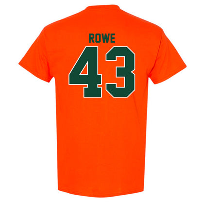 Miami - NCAA Football : Tyler Rowe - Classic Shersey T-Shirt-1