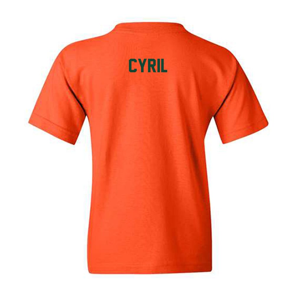 Miami - NCAA Men's Basketball : Somtochukwu Cyril - Classic Shersey Youth T-Shirt-1