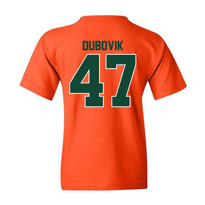 Miami - NCAA Baseball : Dylan Dubovik - Classic Shersey Youth T-Shirt-1