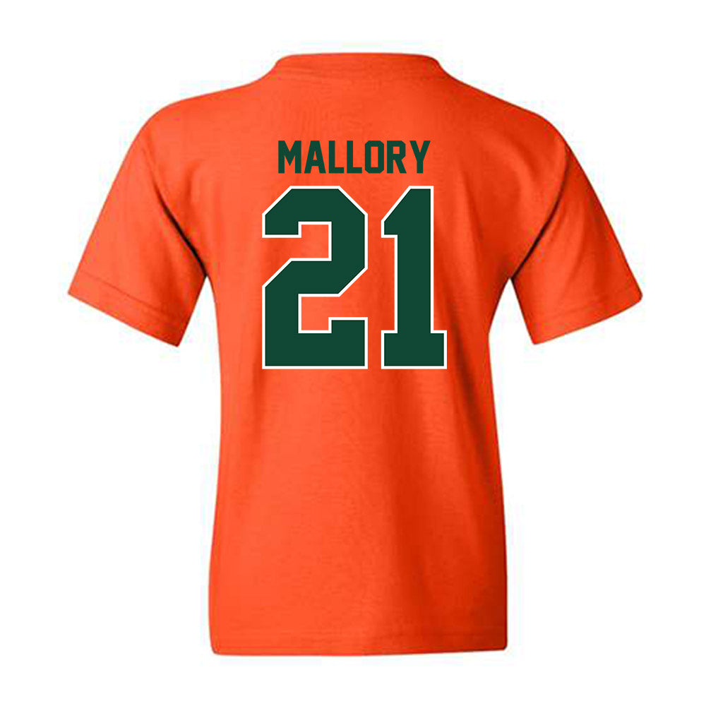Miami - NCAA Football : Javian Mallory - Classic Shersey Youth T-Shirt-1