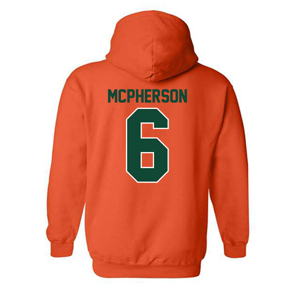 Miami - NCAA Women's Soccer : Jaileah Mcpherson - Classic Shersey Hooded Sweatshirt-1
