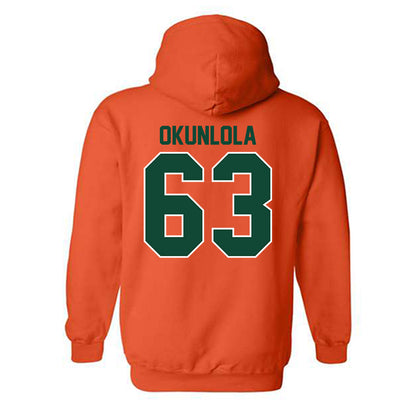 Miami - NCAA Football : Samson Okunlola - Classic Shersey Hooded Sweatshirt-1
