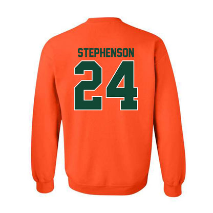 Miami - NCAA Women's Soccer : Alyssa Stephenson - Classic Shersey Crewneck Sweatshirt-1