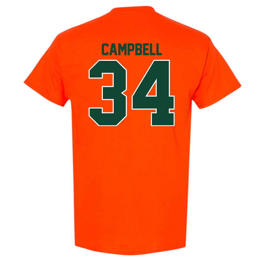 Miami - NCAA Football : Jordan Campbell - Classic Shersey T-Shirt-1