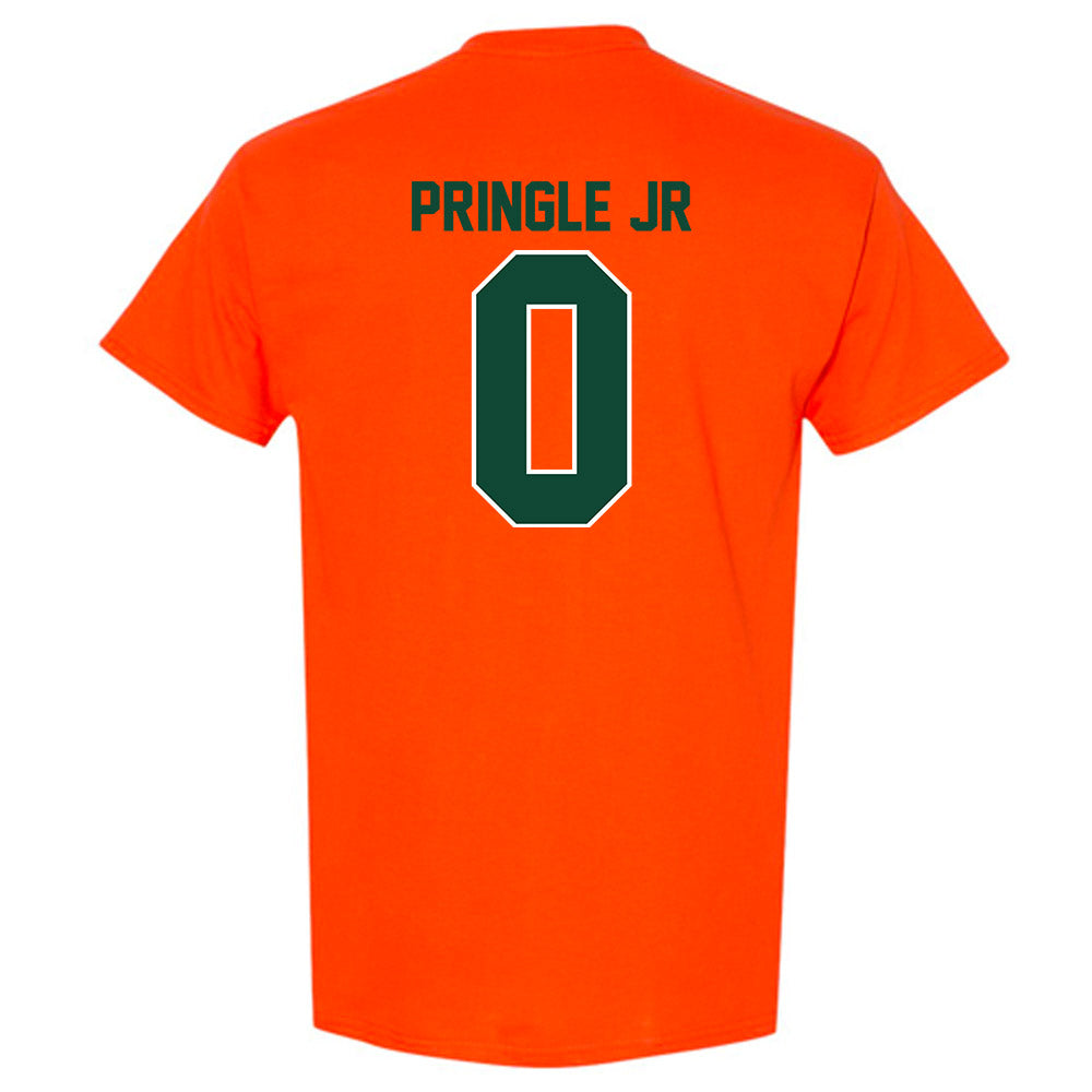 Miami - NCAA Football : Girard Pringle Jr - Classic Shersey T-Shirt-1