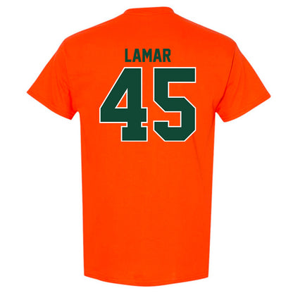 Miami - NCAA Football : Braylon Lamar - Classic Shersey T-Shirt-1