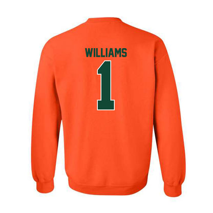 Miami - NCAA Women's Basketball : Cameron Williams - Classic Shersey Crewneck Sweatshirt-1