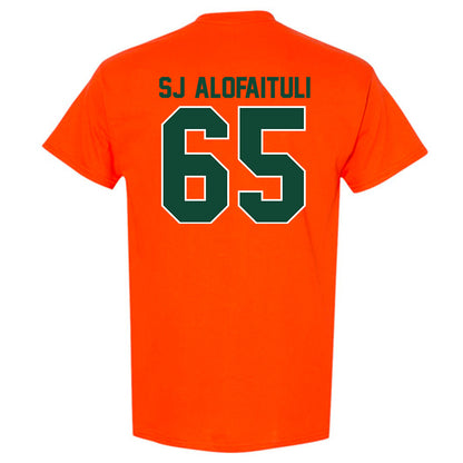Miami - NCAA Football : Seuseu "SJ" Alofaituli - Classic Shersey T-Shirt-1