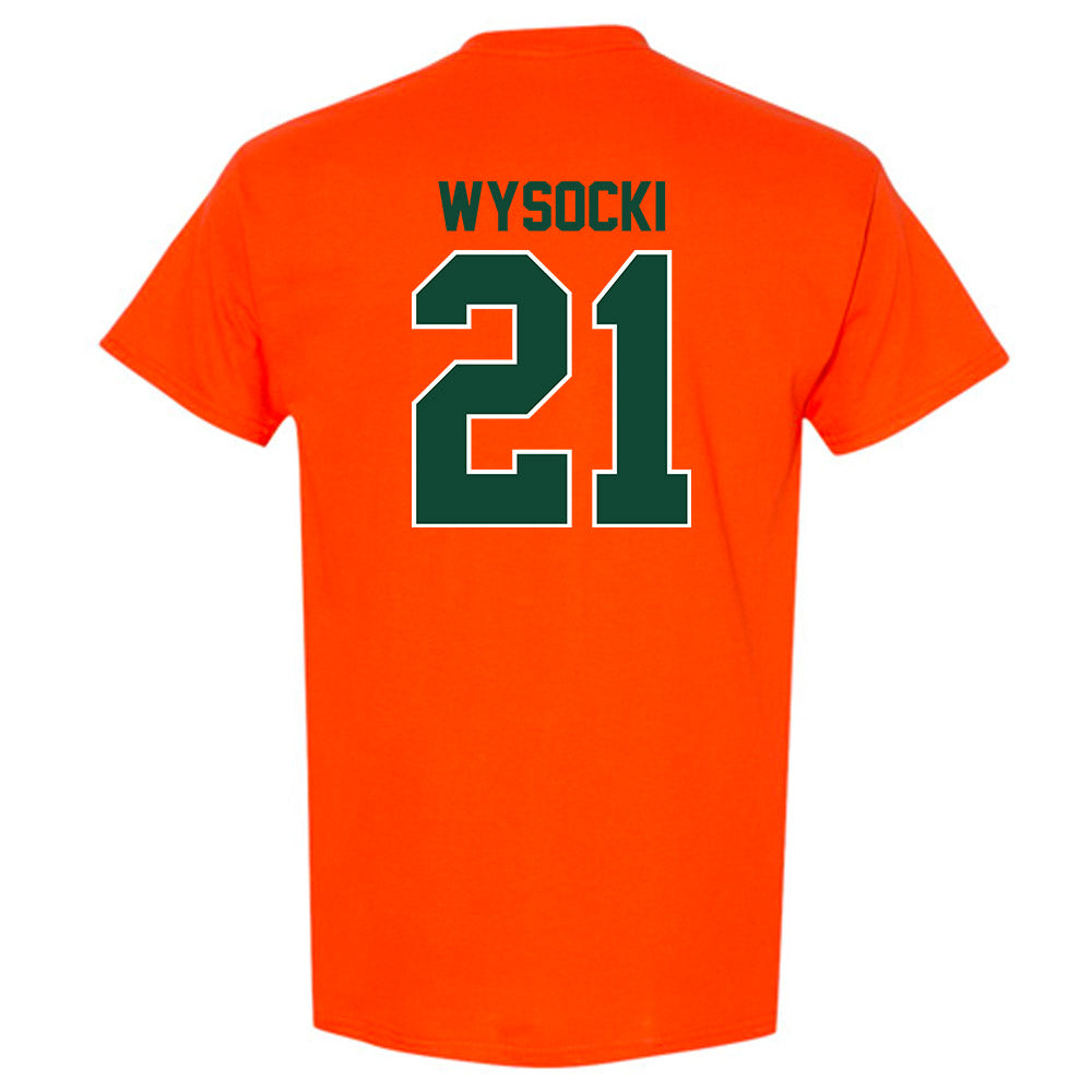 Miami - NCAA Women's Soccer : Carlie Wysocki - Classic Shersey T-Shirt-1