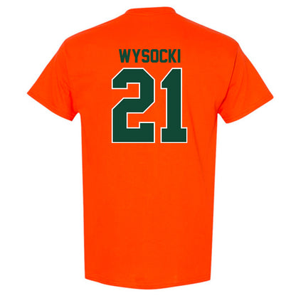 Miami - NCAA Women's Soccer : Carlie Wysocki - Classic Shersey T-Shirt-1