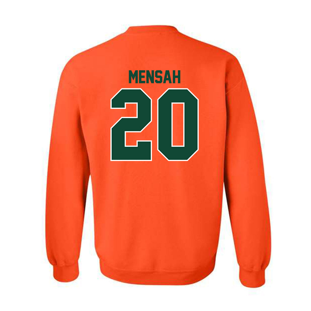 Miami - NCAA Women's Soccer : Grace Mensah - Classic Shersey Crewneck Sweatshirt-1