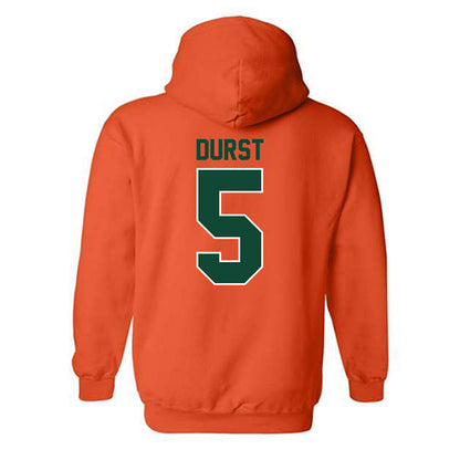 Miami - NCAA Women's Volleyball : Olivia Durst - Classic Shersey Hooded Sweatshirt-1