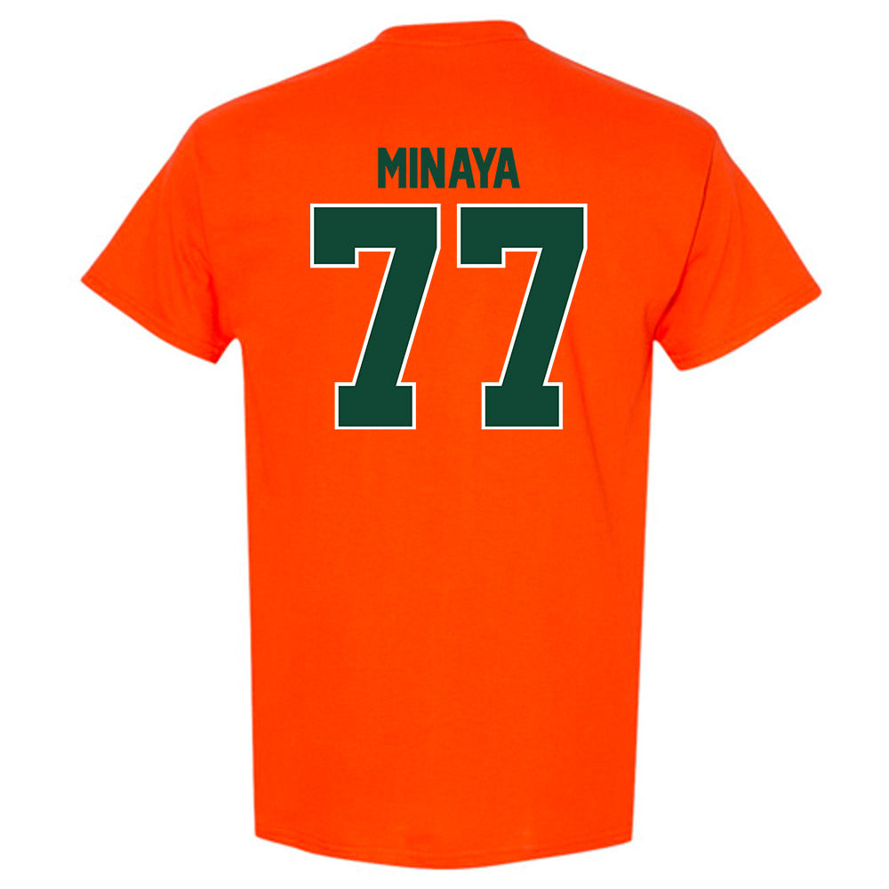 Miami - NCAA Football : Juan Minaya - Classic Shersey T-Shirt-1