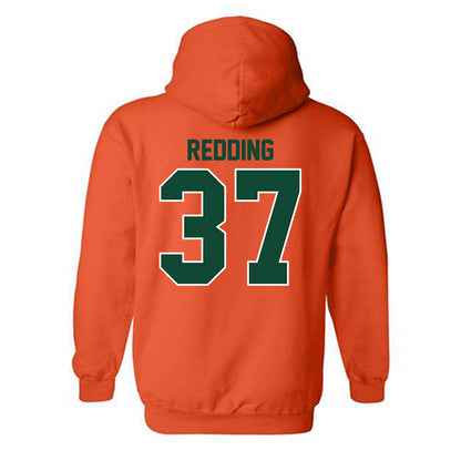 Miami - NCAA Football : Cortez Redding - Classic Shersey Hooded Sweatshirt-1