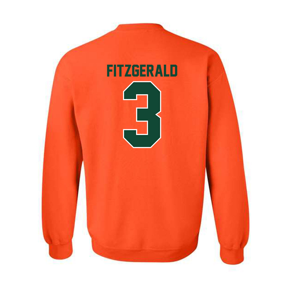 Miami - NCAA Football : Bryce Fitzgerald - Classic Shersey Crewneck Sweatshirt-1