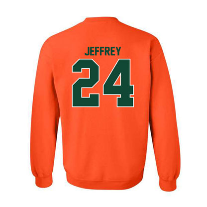 Miami - NCAA Baseball : Donavan Jeffrey - Classic Shersey Crewneck Sweatshirt-1