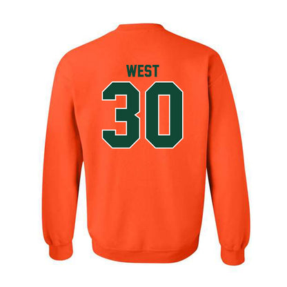 Miami - NCAA Baseball : Brylan West - Classic Shersey Crewneck Sweatshirt-1
