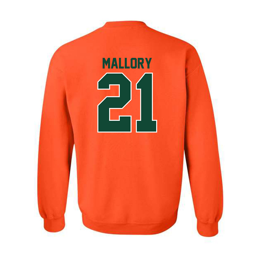 Miami - NCAA Football : Javian Mallory - Classic Shersey Crewneck Sweatshirt-1