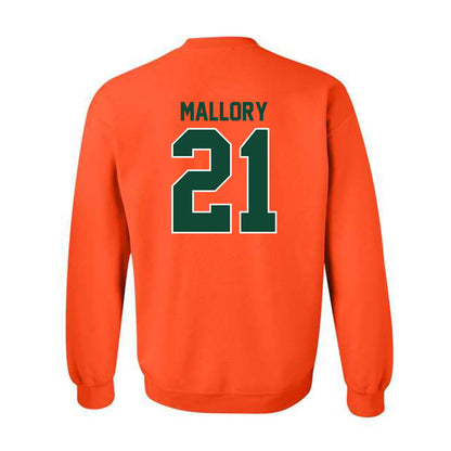 Miami - NCAA Football : Javian Mallory - Classic Shersey Crewneck Sweatshirt-1
