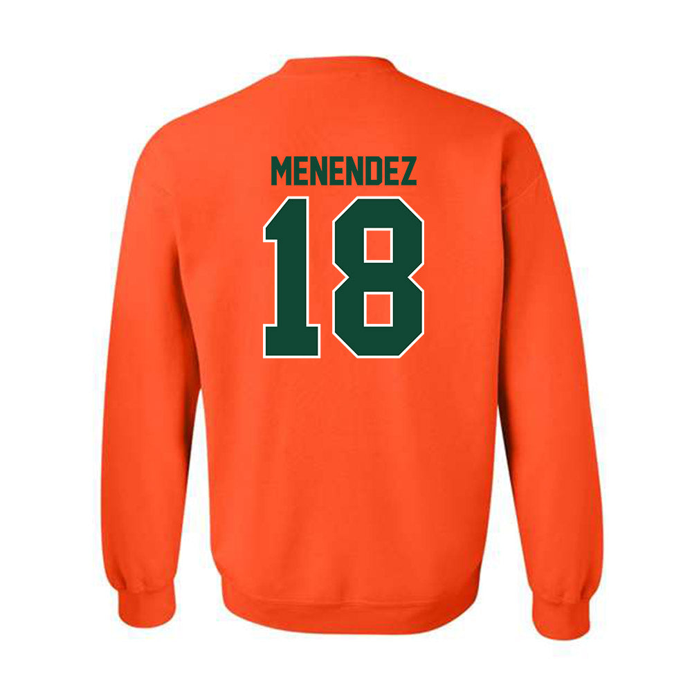 Miami - NCAA Baseball : Frank Menendez - Classic Shersey Crewneck Sweatshirt-1