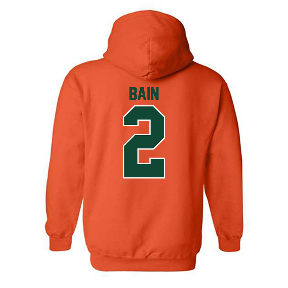 Miami - NCAA Women's Volleyball : Avery Bain - Classic Shersey Hooded Sweatshirt-1