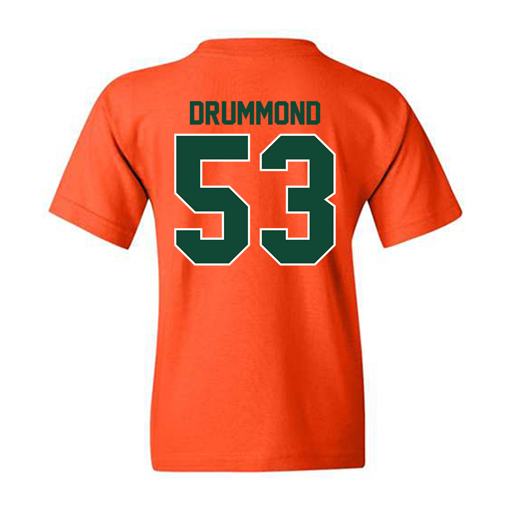 Miami - NCAA Baseball : Lj Drummond - Classic Shersey Youth T-Shirt-1