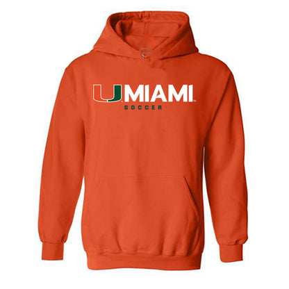 Miami - NCAA Women's Soccer : Dakota Harrell - Classic Shersey Hooded Sweatshirt-0