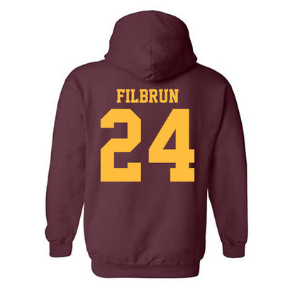 Minnesota - NCAA Women's Soccer : Emily Filbrun - Classic Shersey Hooded Sweatshirt-1