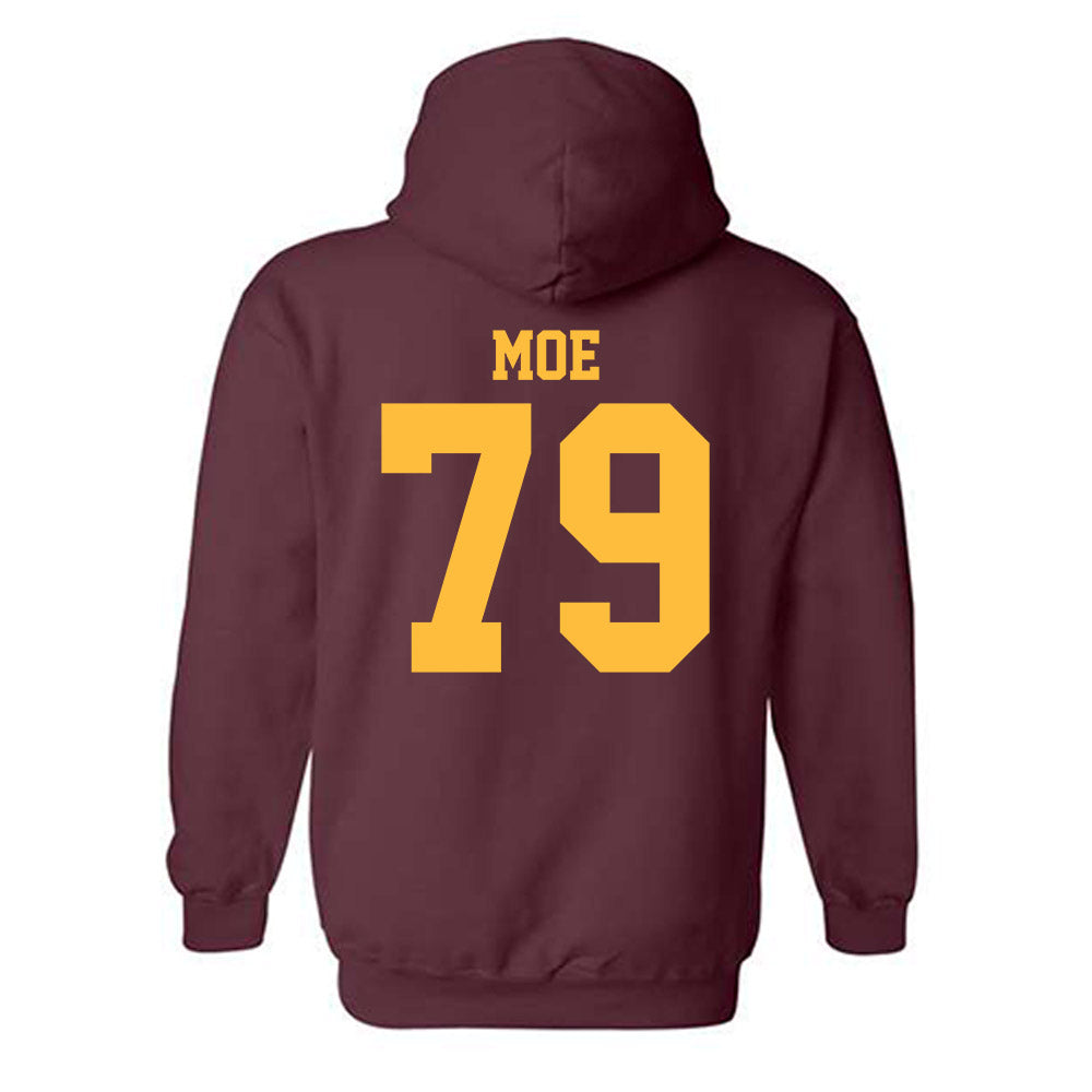 Minnesota - NCAA Men's Ice Hockey : Mason Moe - Classic Shersey Hooded Sweatshirt-1