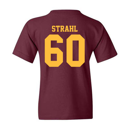 Minnesota - NCAA Men's Ice Hockey : Melvin Strahl - Classic Shersey Youth T-Shirt-1