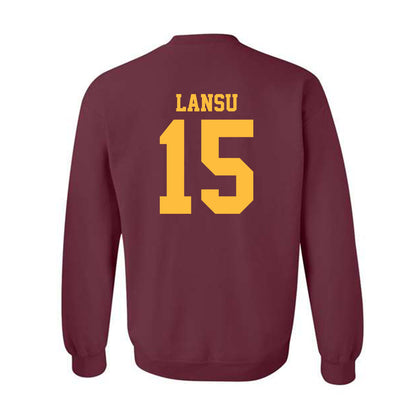 Minnesota - NCAA Football : Owen Lansu - Classic Shersey Crewneck Sweatshirt-1