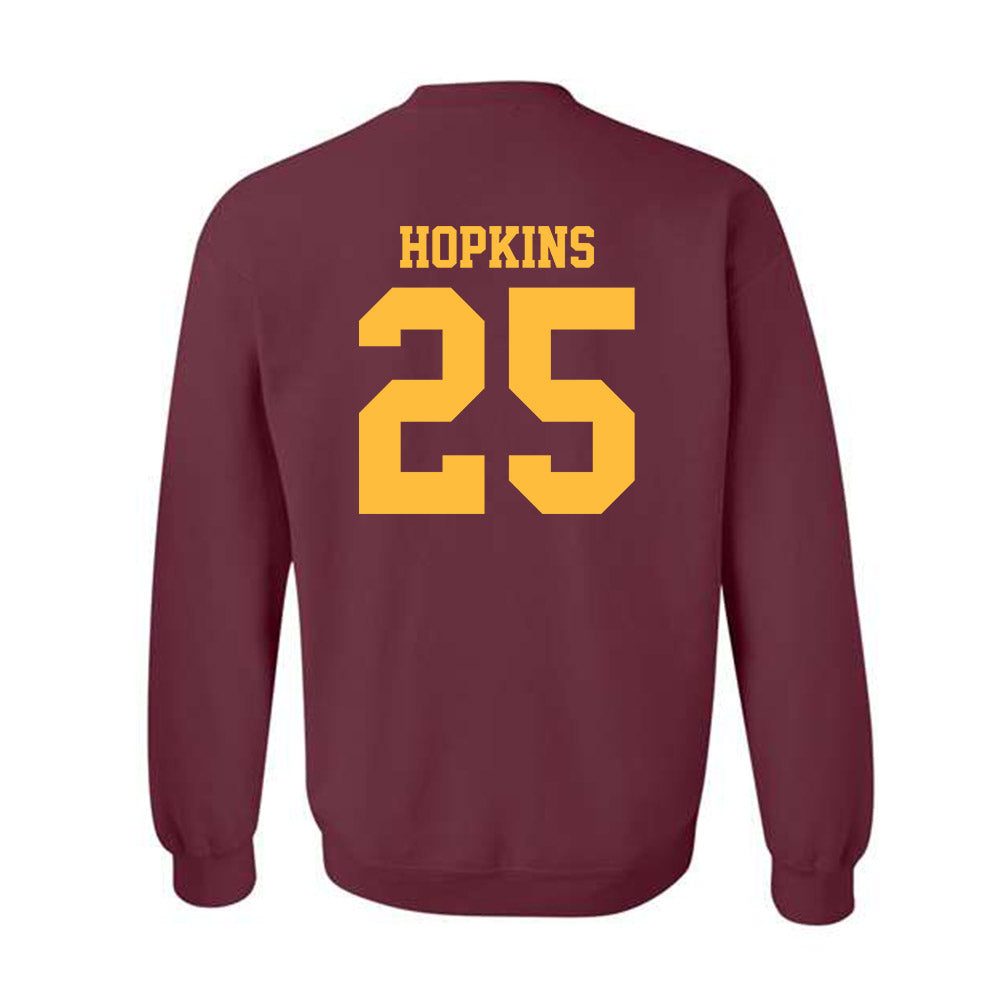 Minnesota - NCAA Football : Justin Hopkins - Classic Shersey Crewneck Sweatshirt-1