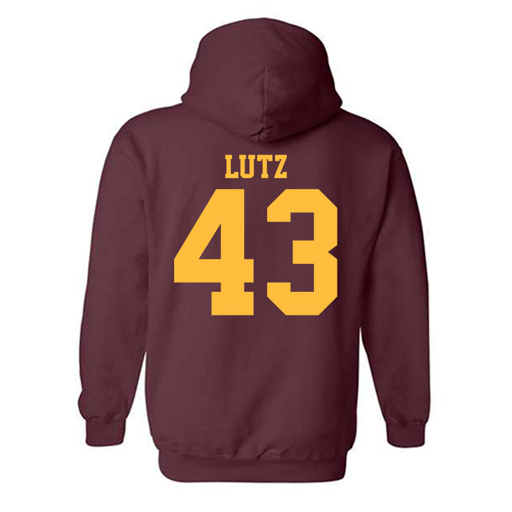 Minnesota - NCAA Football : Jakob Lutz - Classic Shersey Hooded Sweatshirt-1