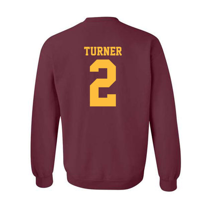 Minnesota - NCAA Football : A.J. Turner - Classic Shersey Crewneck Sweatshirt-1