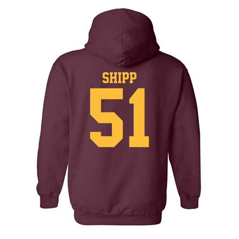Minnesota - NCAA Football : Daniel Shipp - Classic Shersey Hooded Sweatshirt-1