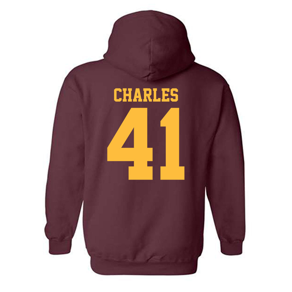 Minnesota - NCAA Football : Anthony Charles - Classic Shersey Hooded Sweatshirt-1