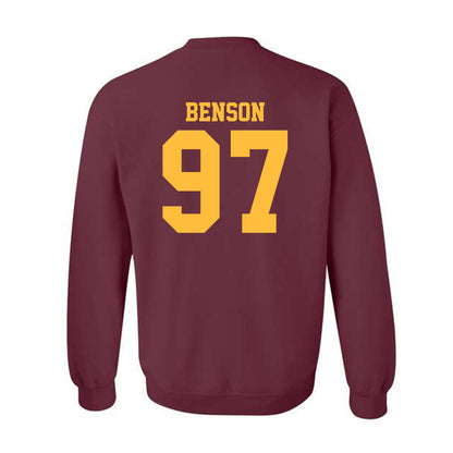 Minnesota - NCAA Football : Jeremiah Benson - Classic Shersey Crewneck Sweatshirt-1